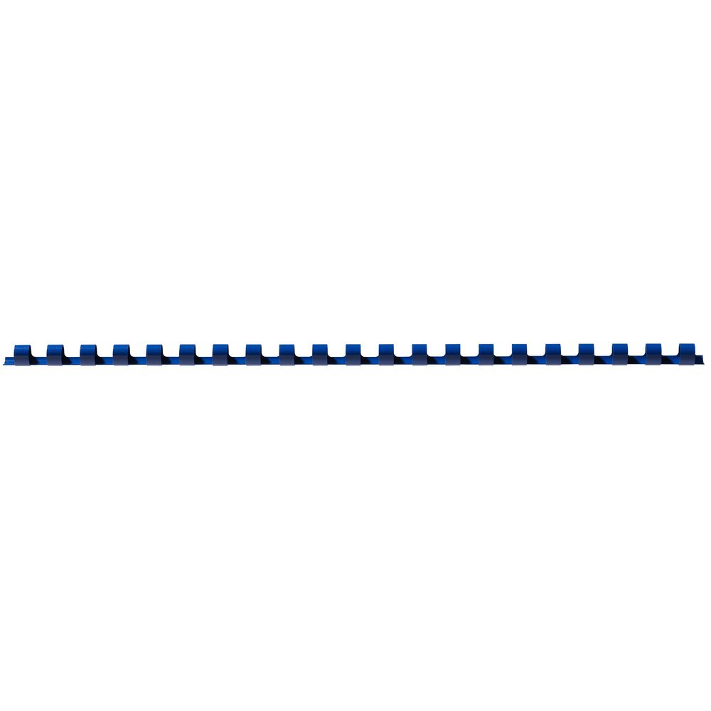 GBC Binding Comb 21 Loop Plastic 8mm Blue 25 Pack