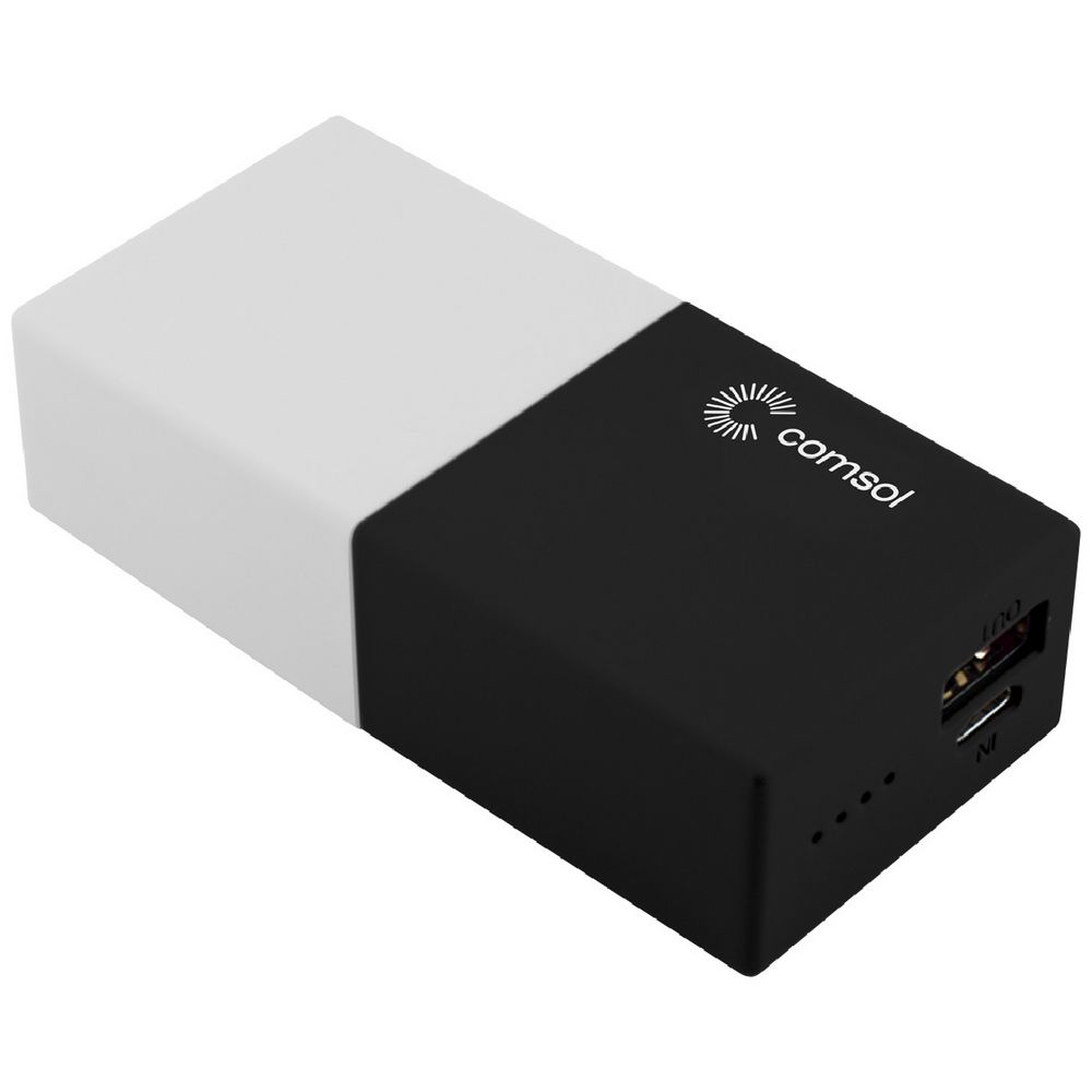 Comsol 4400mAh Powerbank Black/White