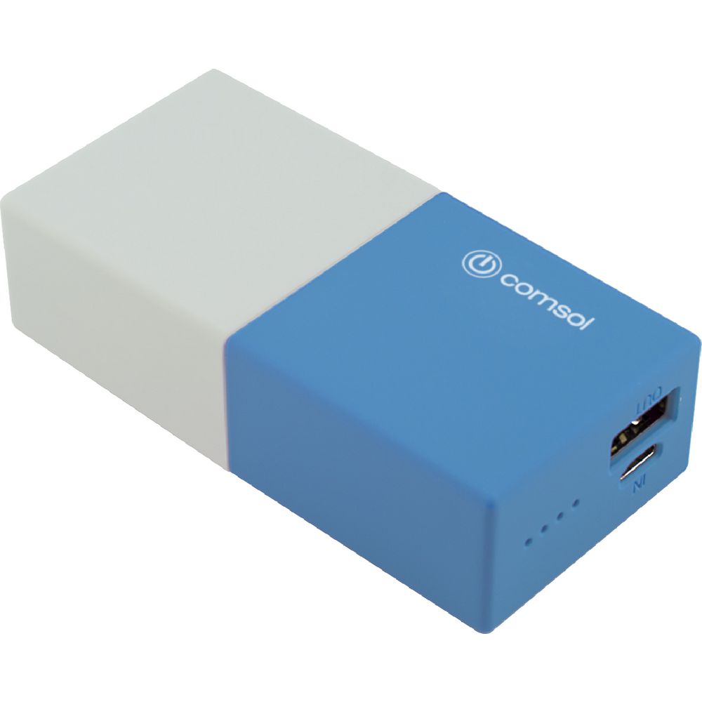 Comsol 4400mAh Powerbank Blue/White