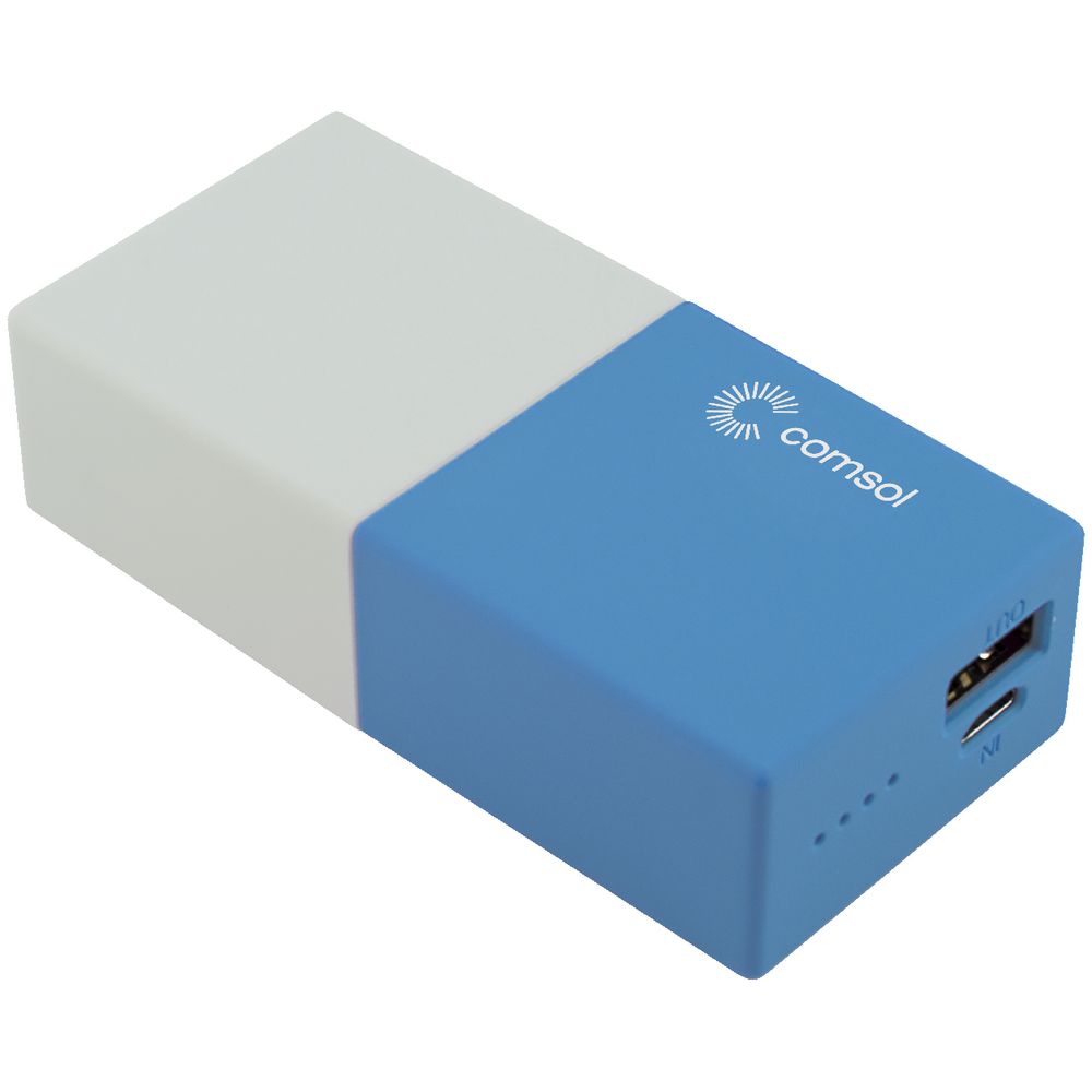 Comsol 4400mAh Powerbank Blue/White