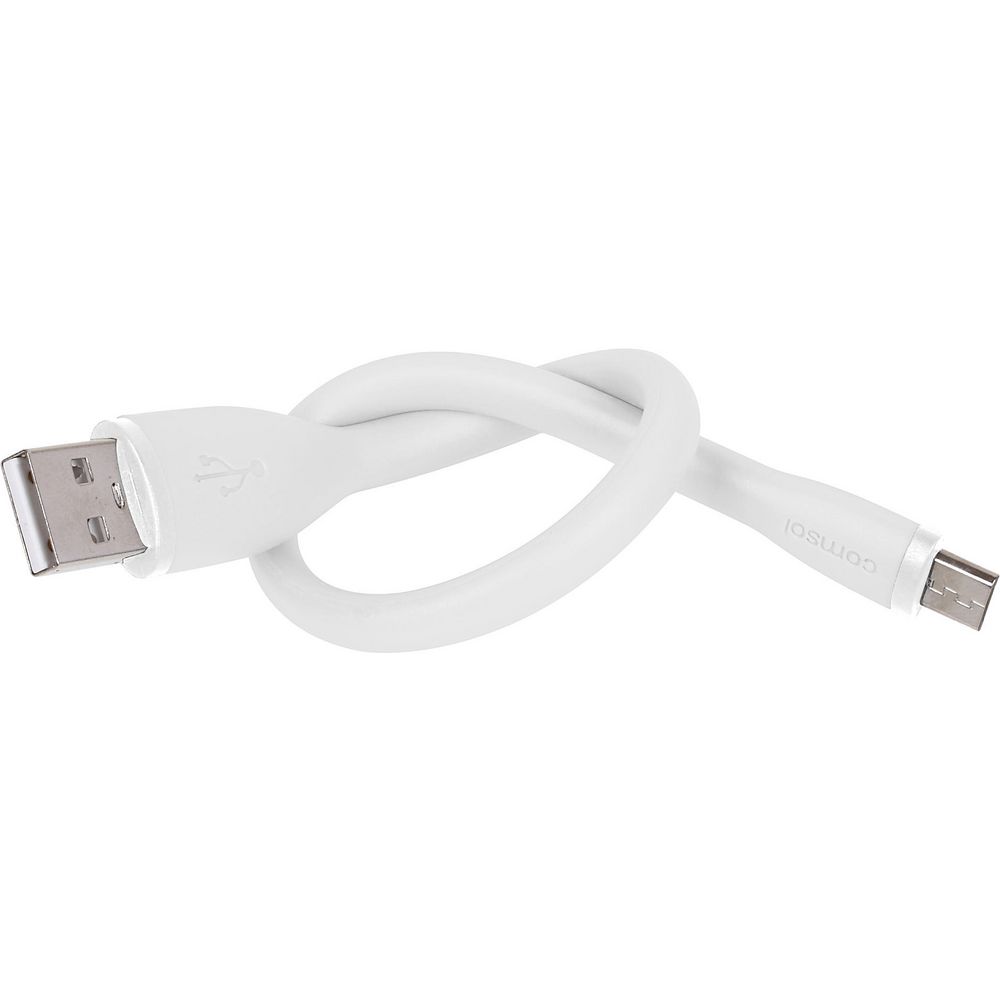 Comsol Micro USB Cable Silicone 25cm White