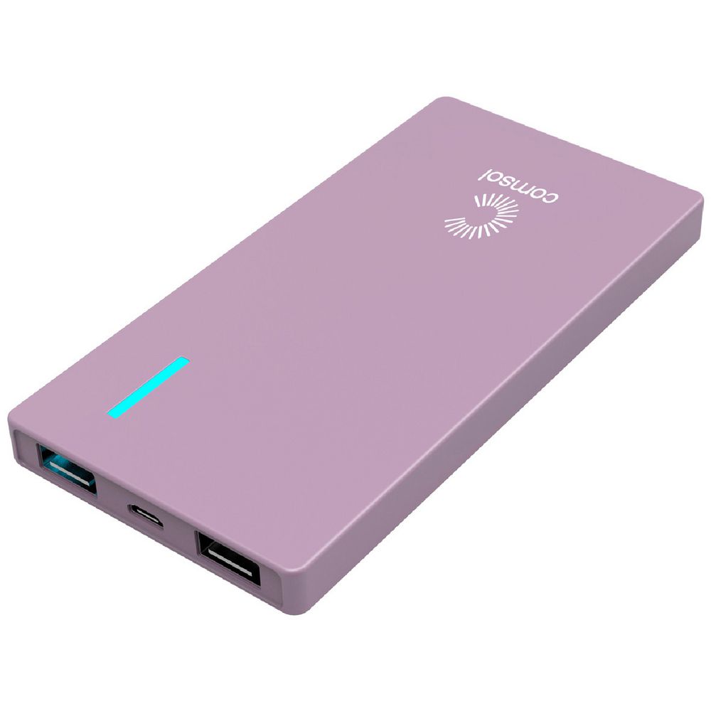 Comsol 6000mAh Slim Dual Port Powerbank Lilac