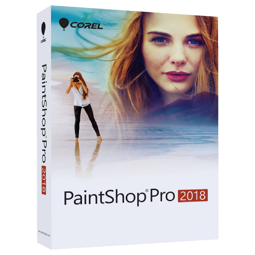 Corel PaintShop Pro 2018 Windows Box