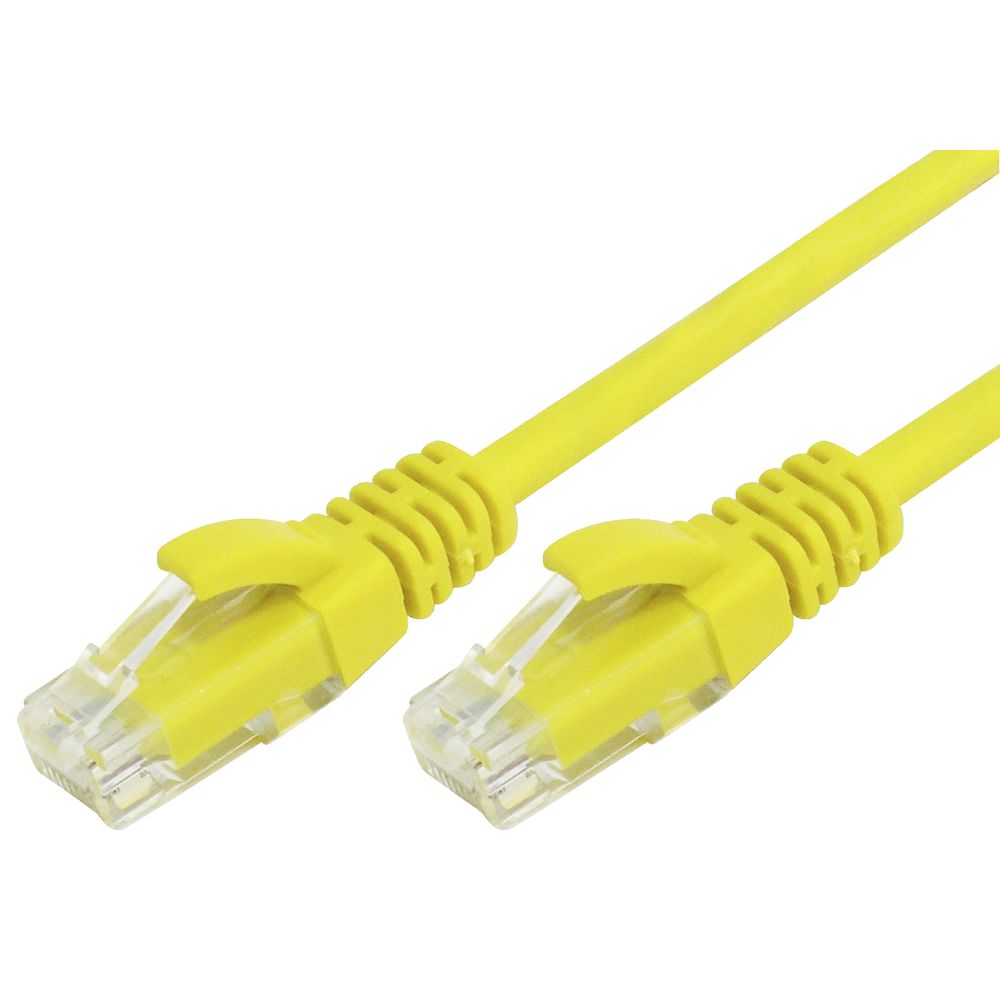 Comsol RJ45 Cat 6 Patch Cable 1m Yellow