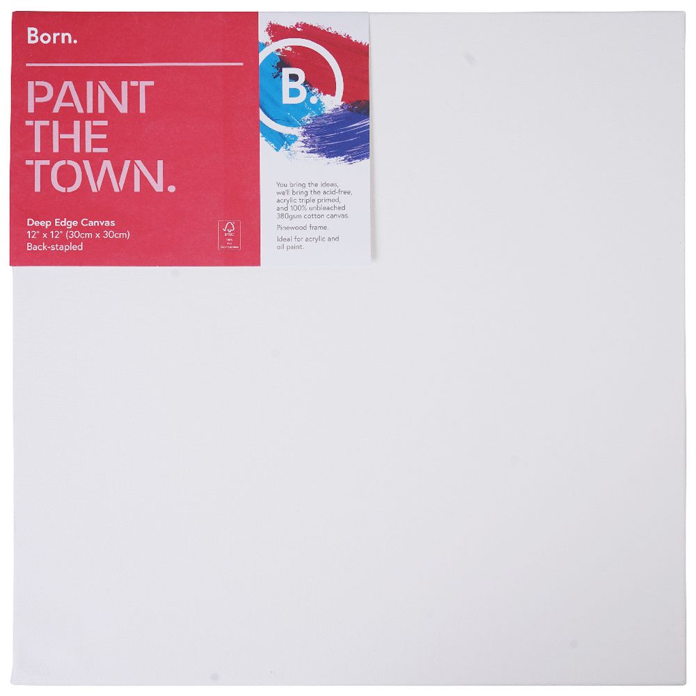 J.Burrows Deep Edge Canvas 36 x 36