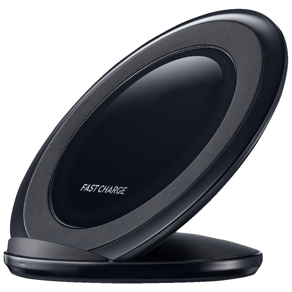 Comsol Qi Wireless Charging Stand with Fast Charge Black