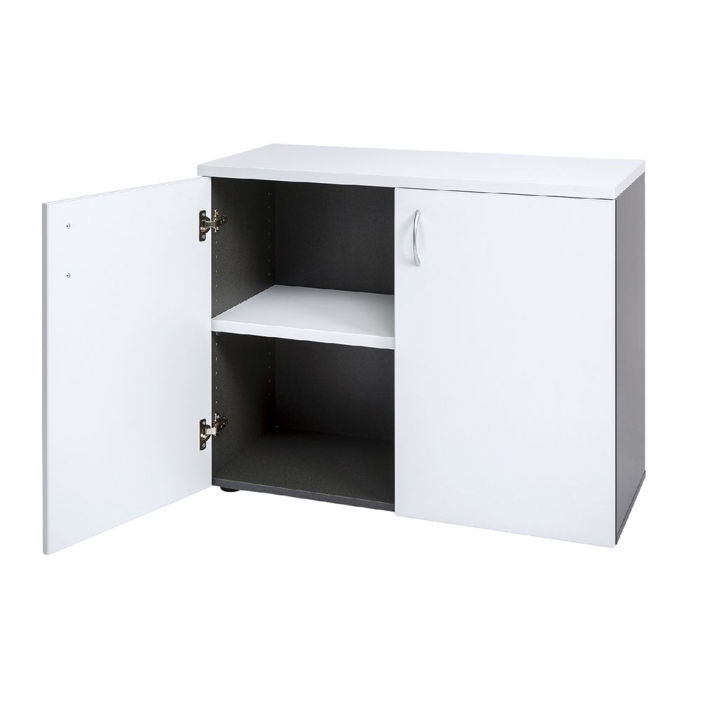 Velocity 900mm Buffet White and Ironstone