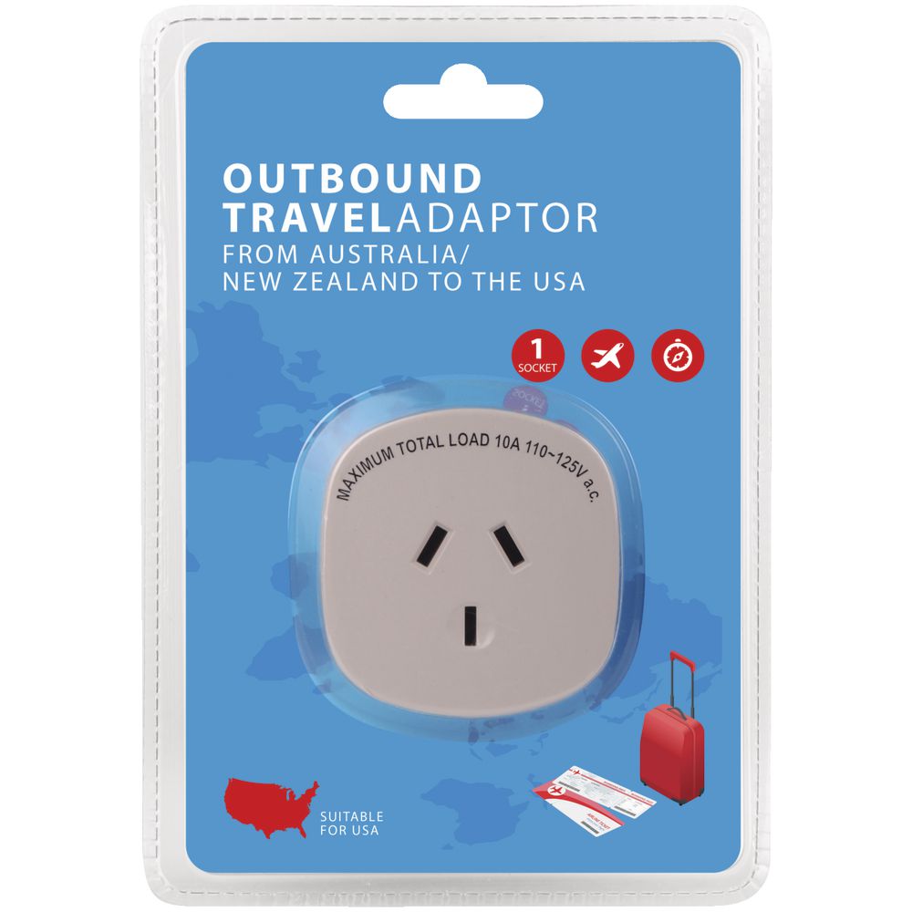 officeworks travel adaptor