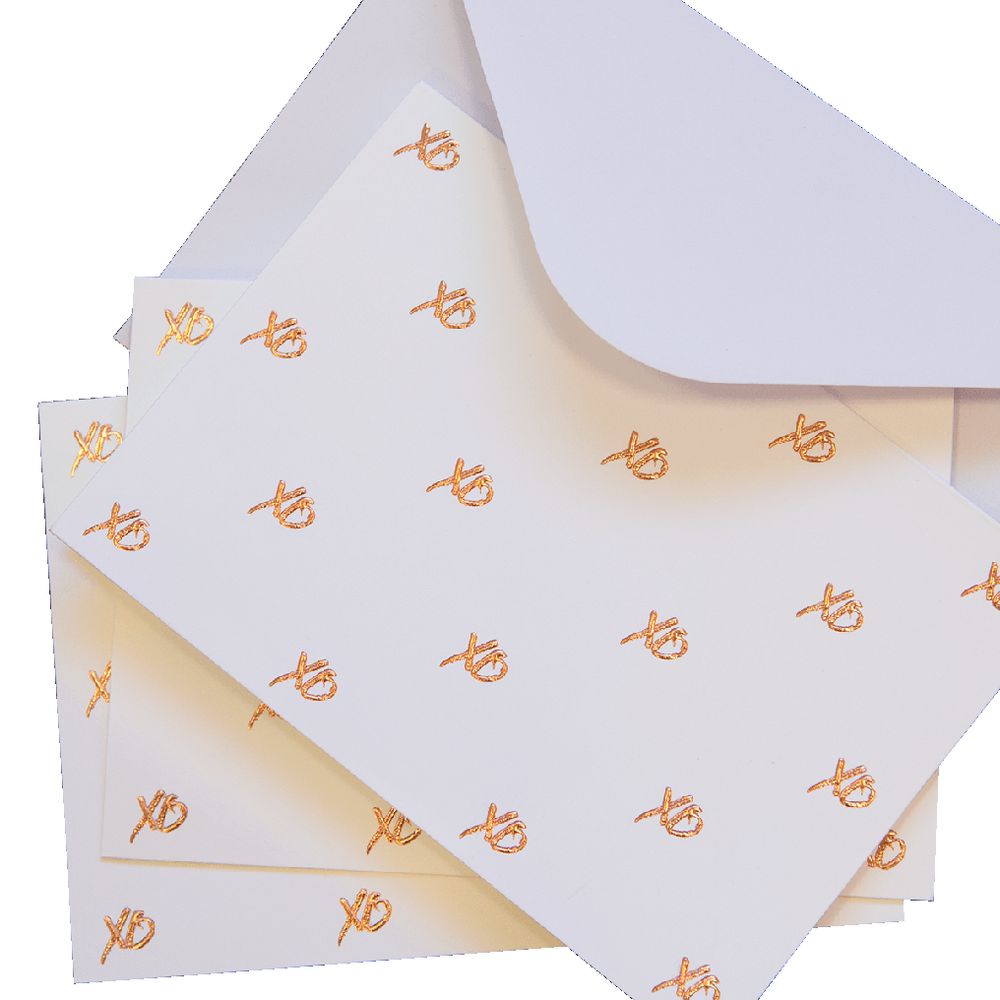 Paper Chic A6 Postcards Rose Gold 10 Pack