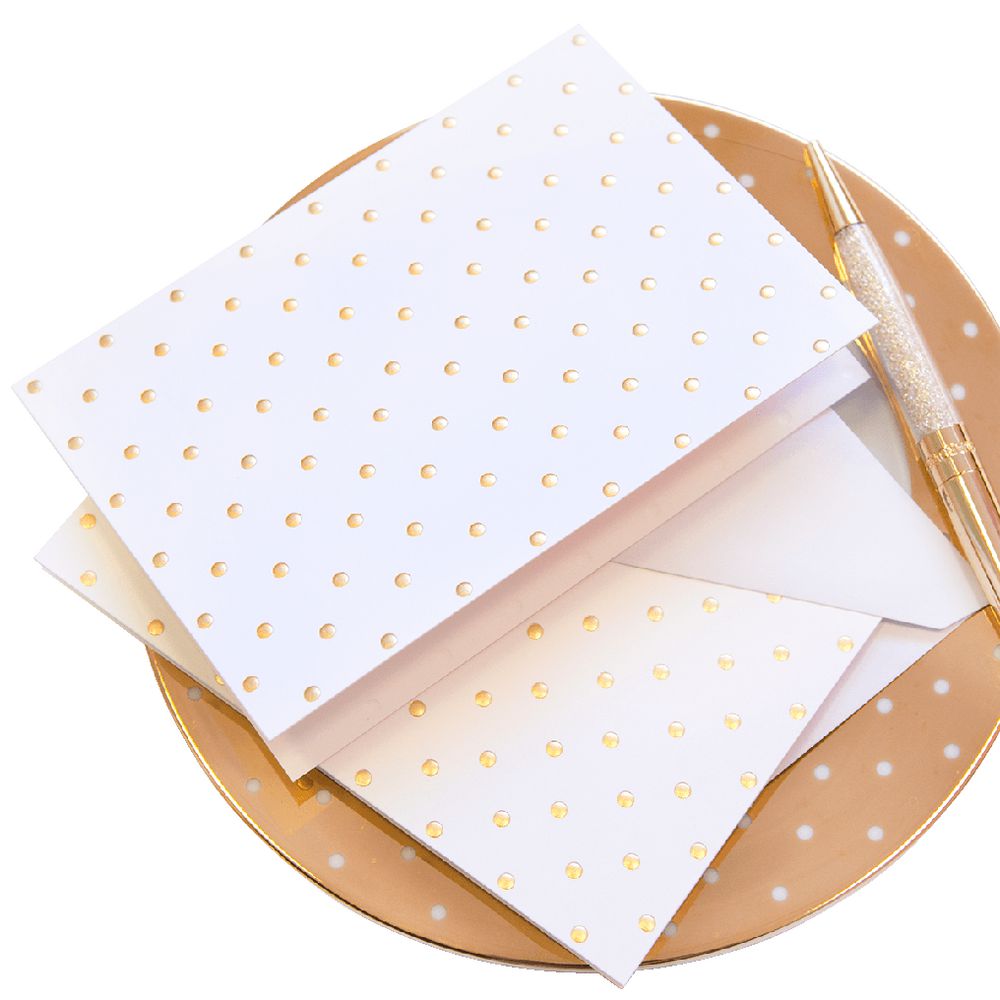 Paper Chic A6 Postcards Polka Dots 10 Pack