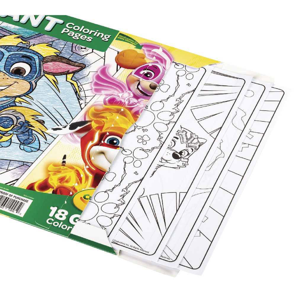 Download Crayola Giant Colouring Pages Paw Patrol Officeworks