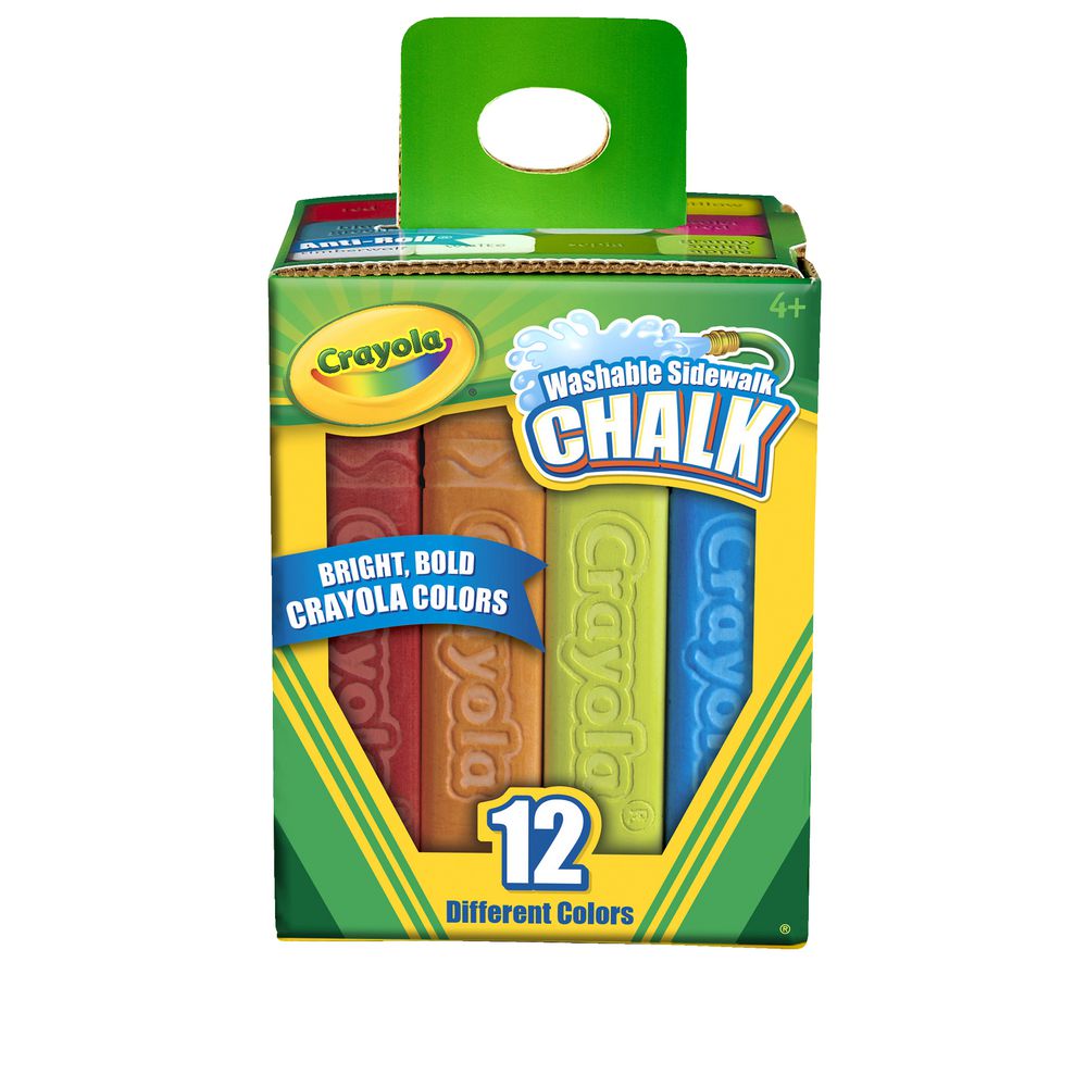 Crayola Washable Sidewalk Chalk 12 Pack