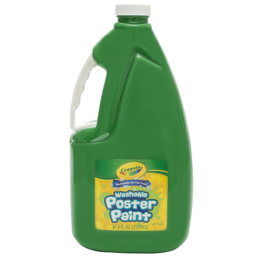 Crayola Washable Poster Paint Green 2L