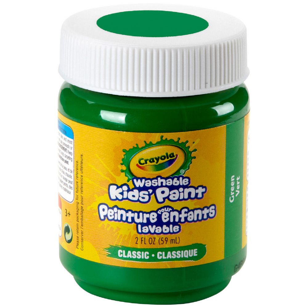 Crayola Washable Classic Kids' Paint 59mL Green