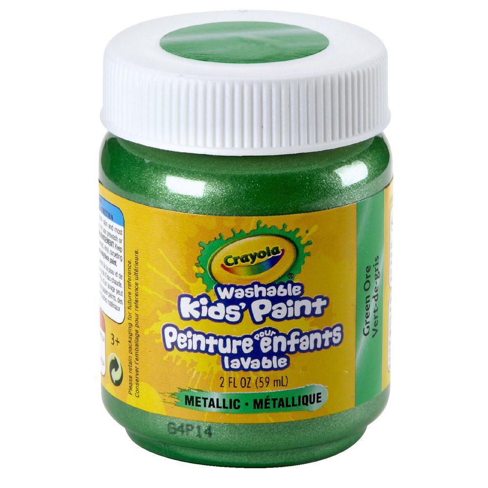 Crayola Washable Classic Kids' Paint 59mL Green Ore