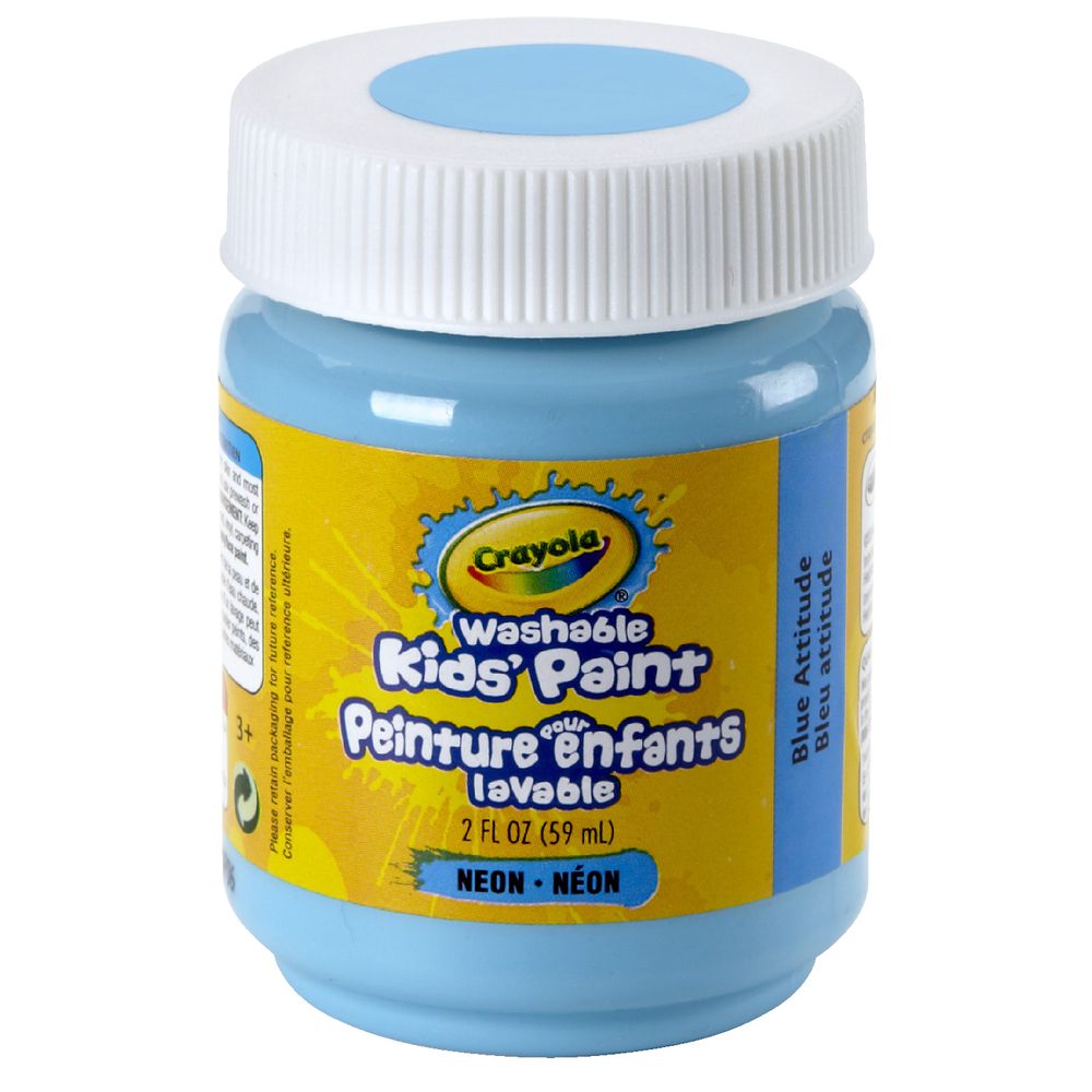 Crayola Washable Classic Kids' Paint 59mL Blue Attitude