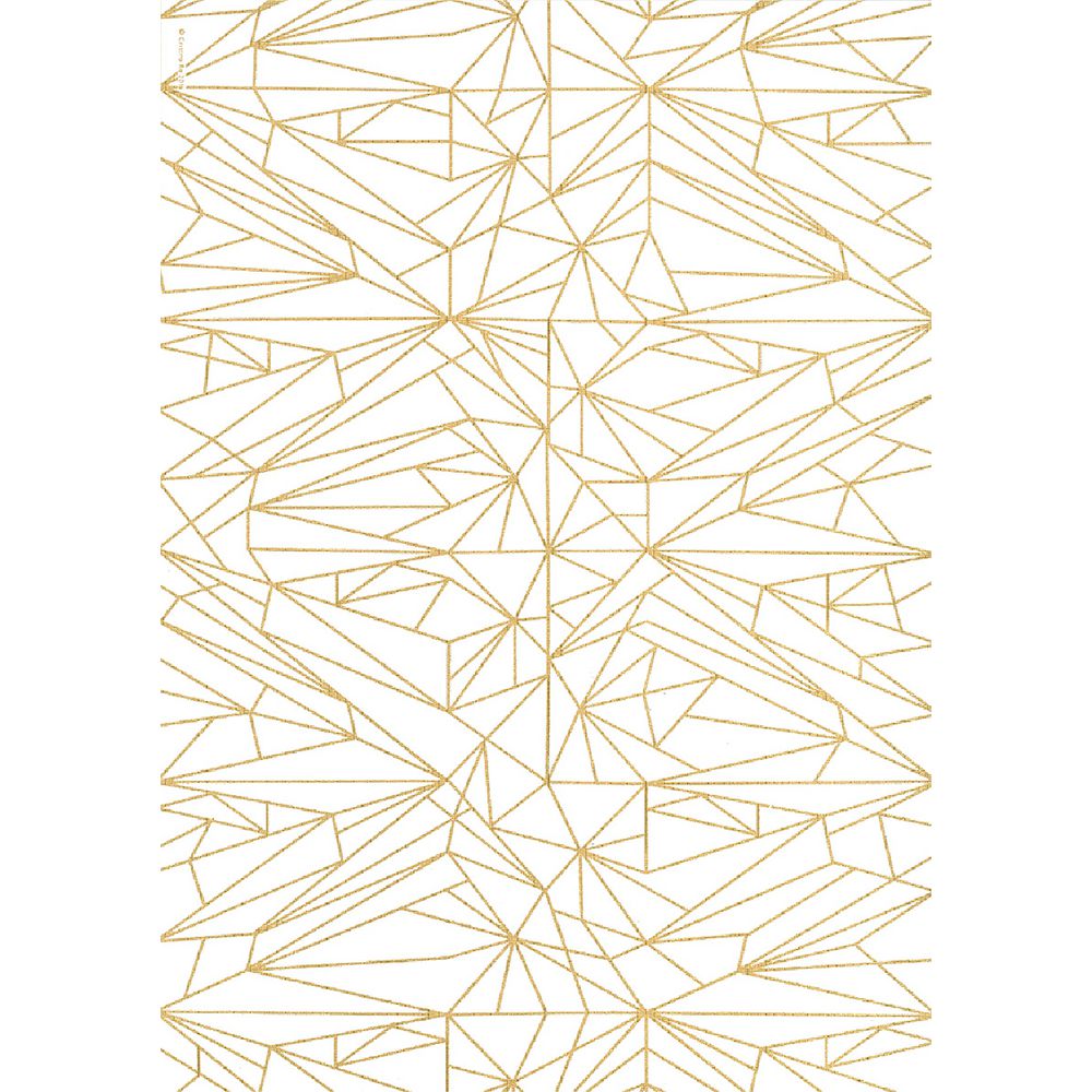 Paper Chic A4 Foiled Paper Quartz Gold 5 Pack