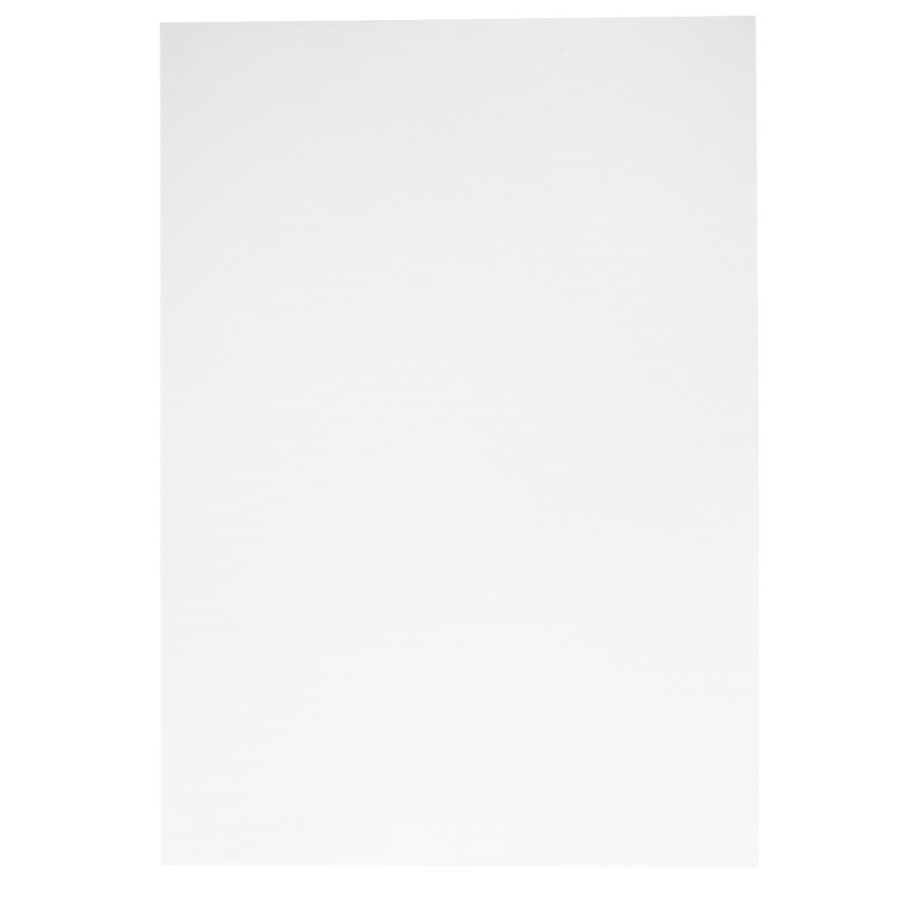 Paper Chic A4 Luxury Linen Card Ivory 10 Pack