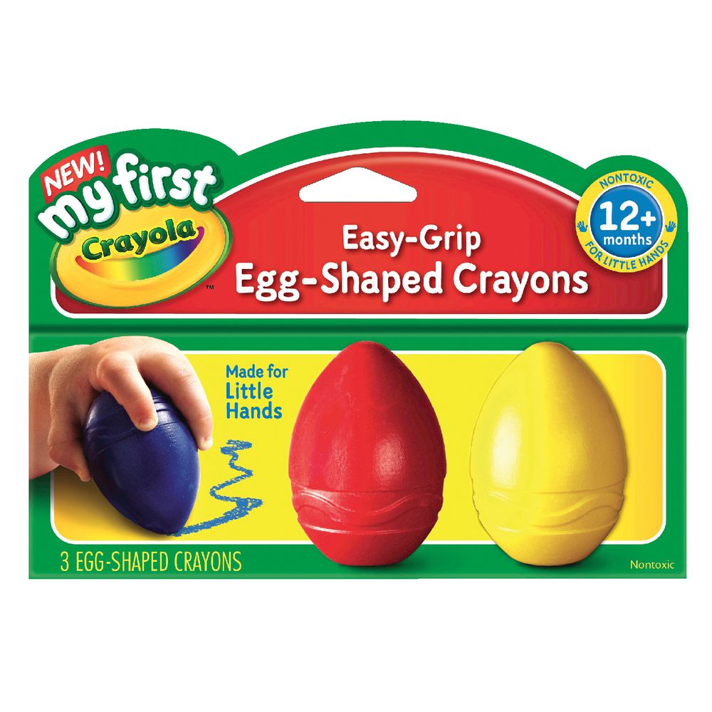 Crayola My First Egg Shaped Crayons