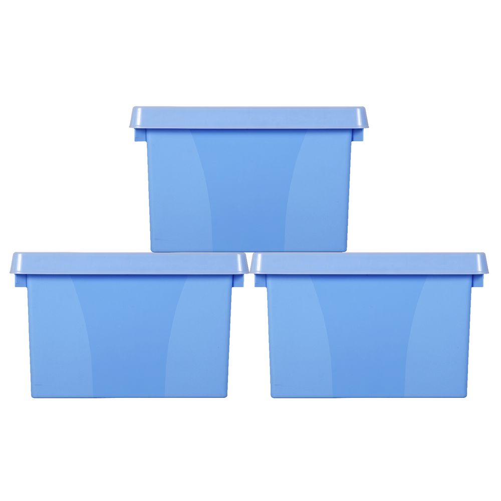 Creation Plastic Easy File n' Store 32L Blue