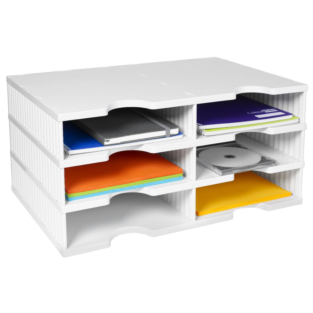 Creations Plastic Store N Order Literature Sorter 6 Holes