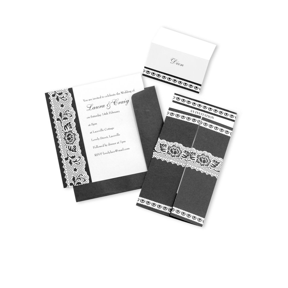 Paper Chic Decorative Lace Tape White 2 Pack