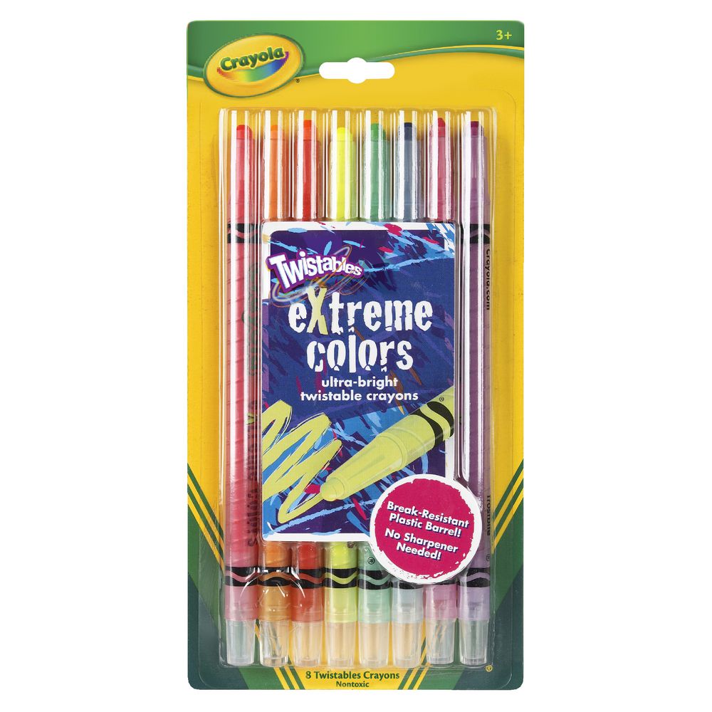 Crayola Extreme Twistable Crayons 8 Pack