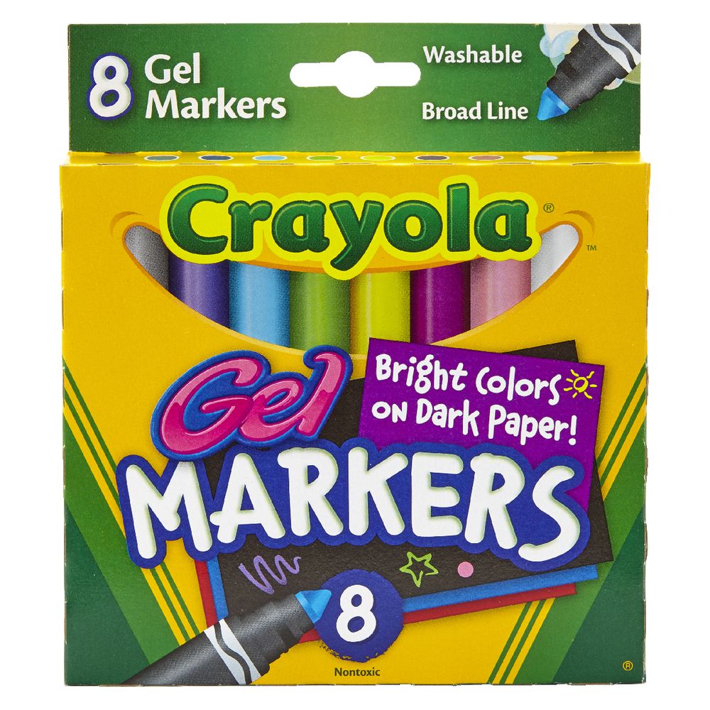 Crayola Washable Gel Markers 8 Pack