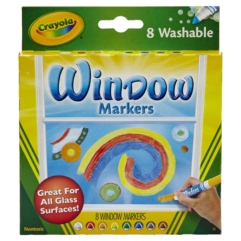 Crayola Washable Window Markers 8 Pack