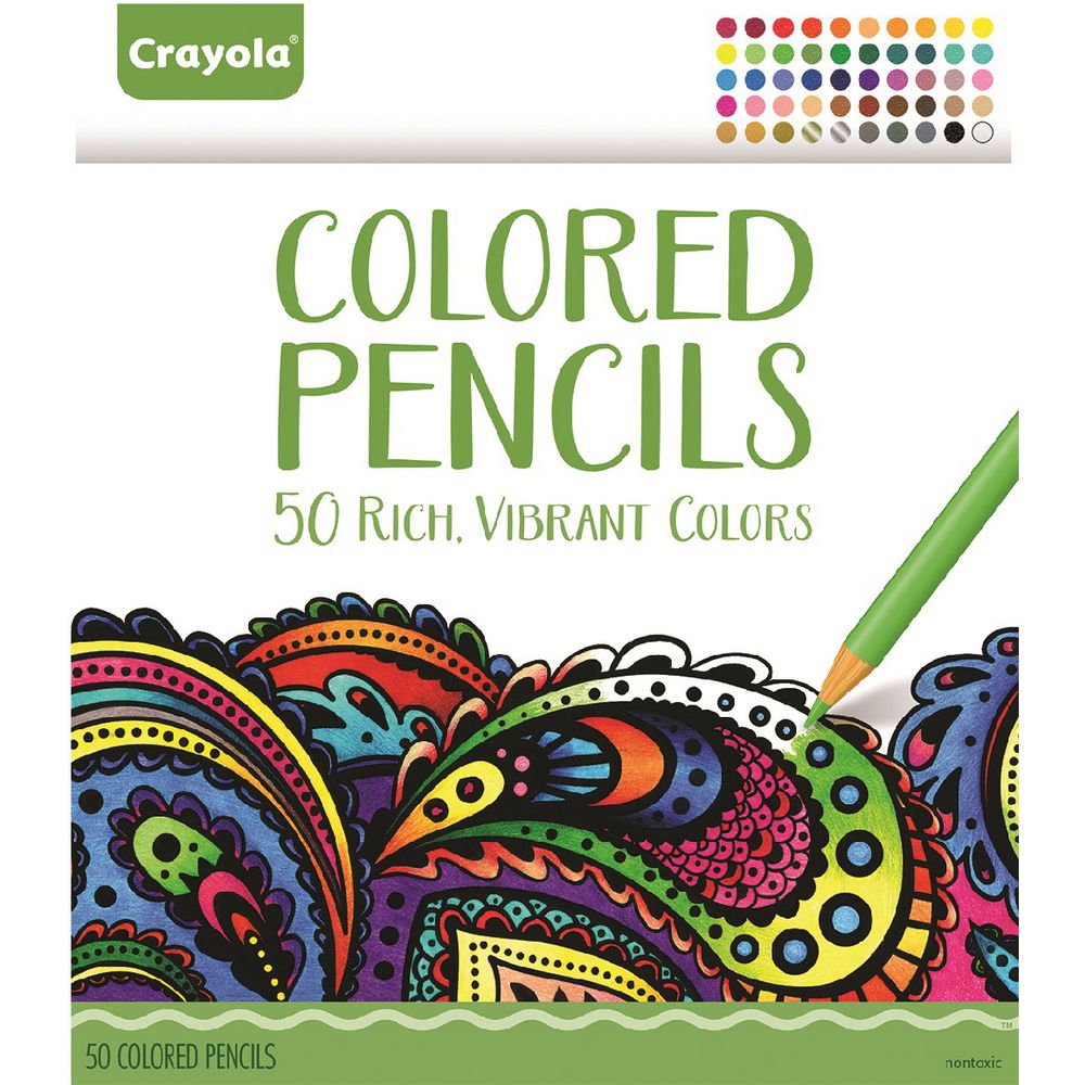 Crayola Coloured Pencils 50 Pack