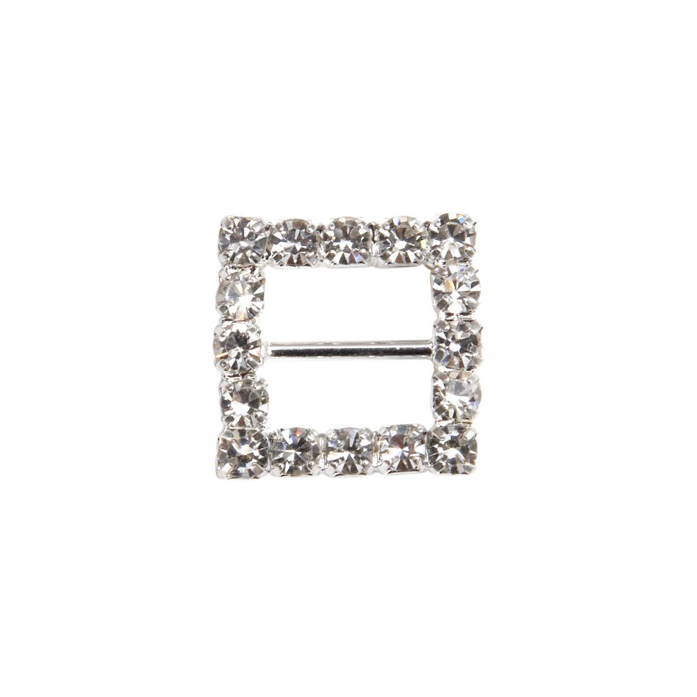 Paper Chic Square Diamante Buckles 5 Pack