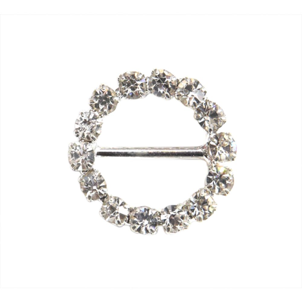 Paper Chic Diamante Buckles Round 5 Pack