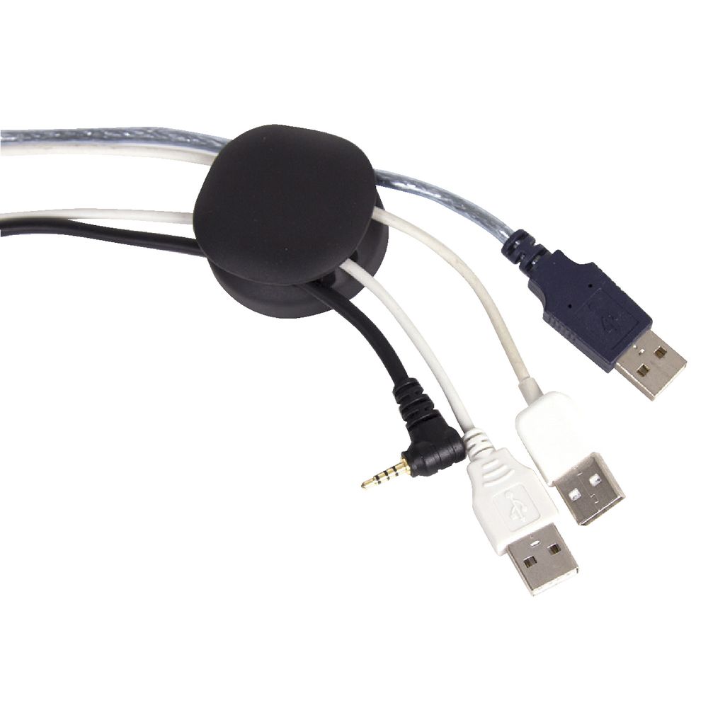 Wrapt Up Cord Manager Black