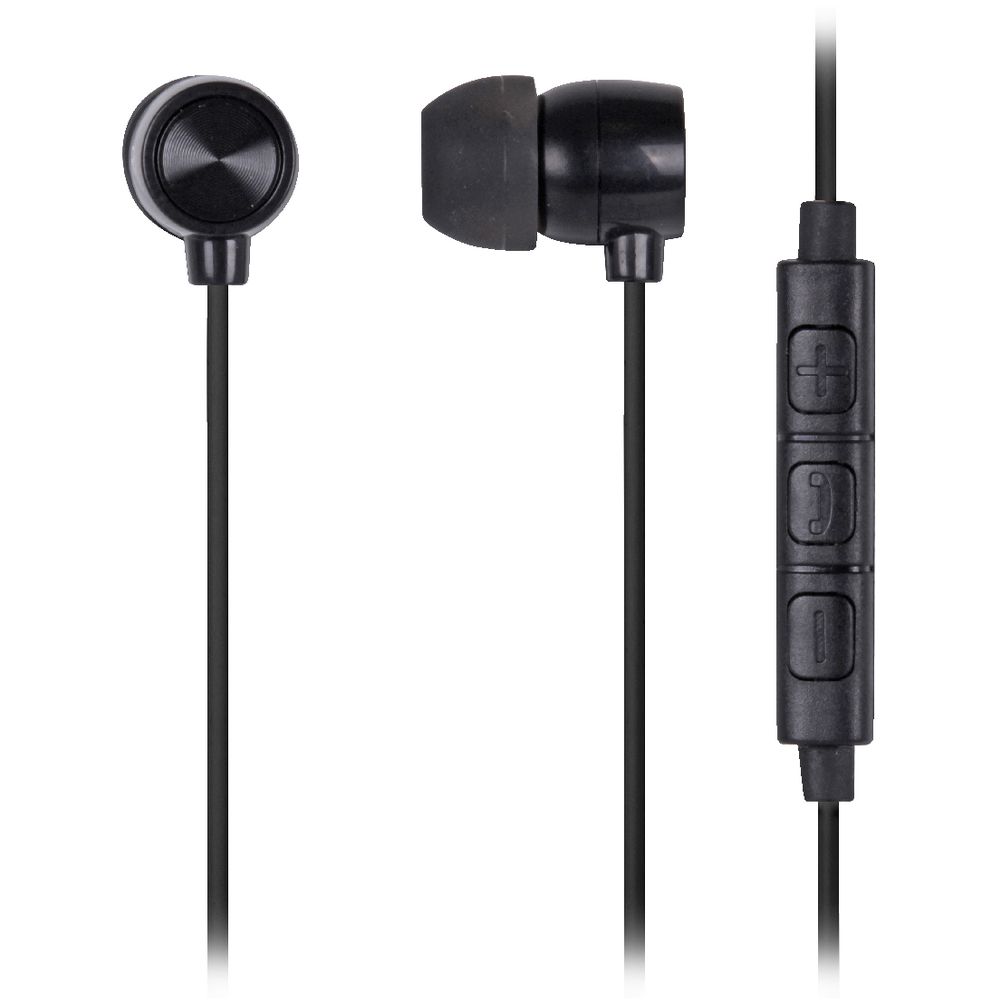 Qudo Premium Earphones Metallic Black