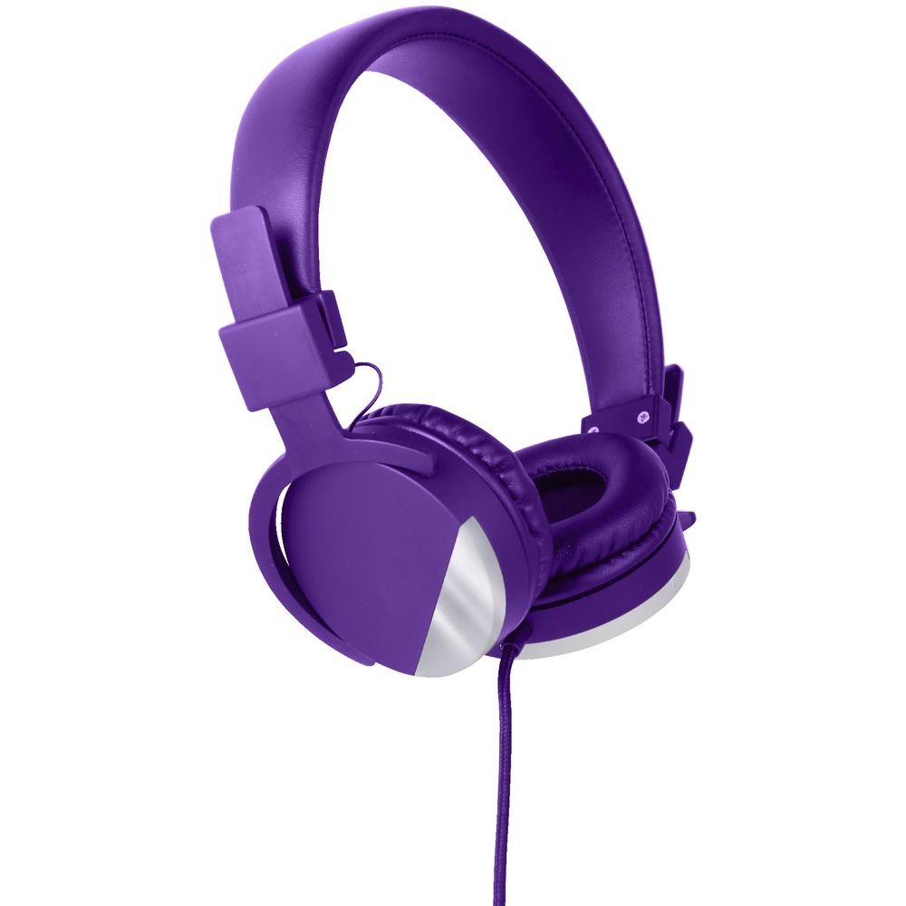 Qudo Lightweight Headphones Purple