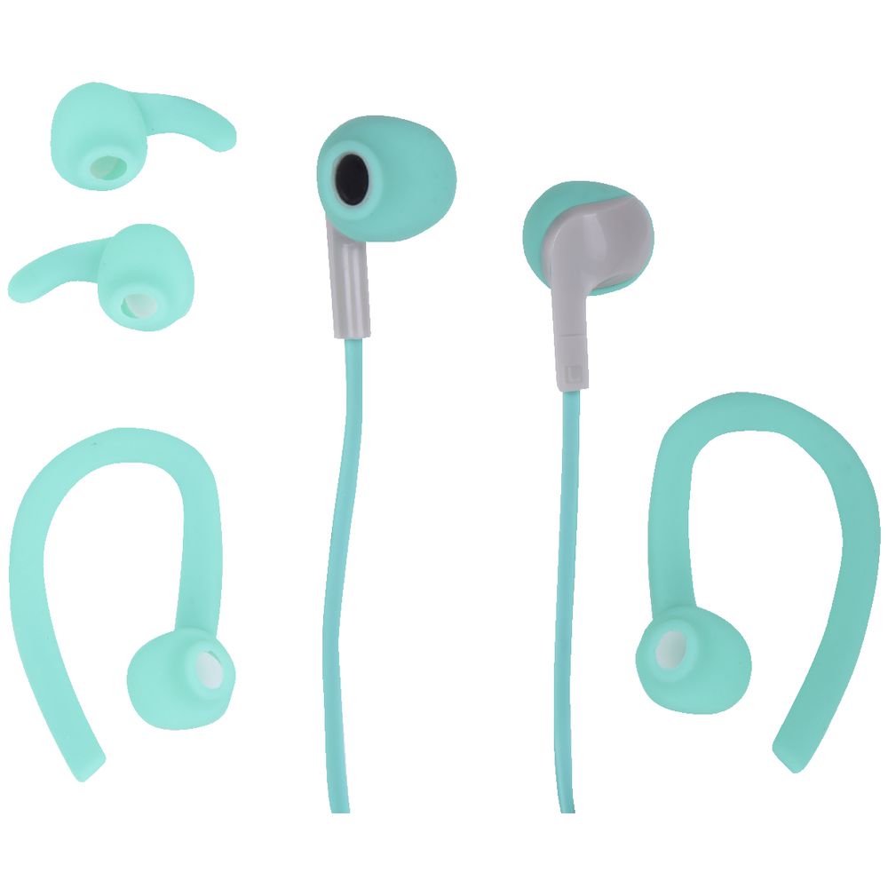 Qudo Sports Earphones Grey/Teal