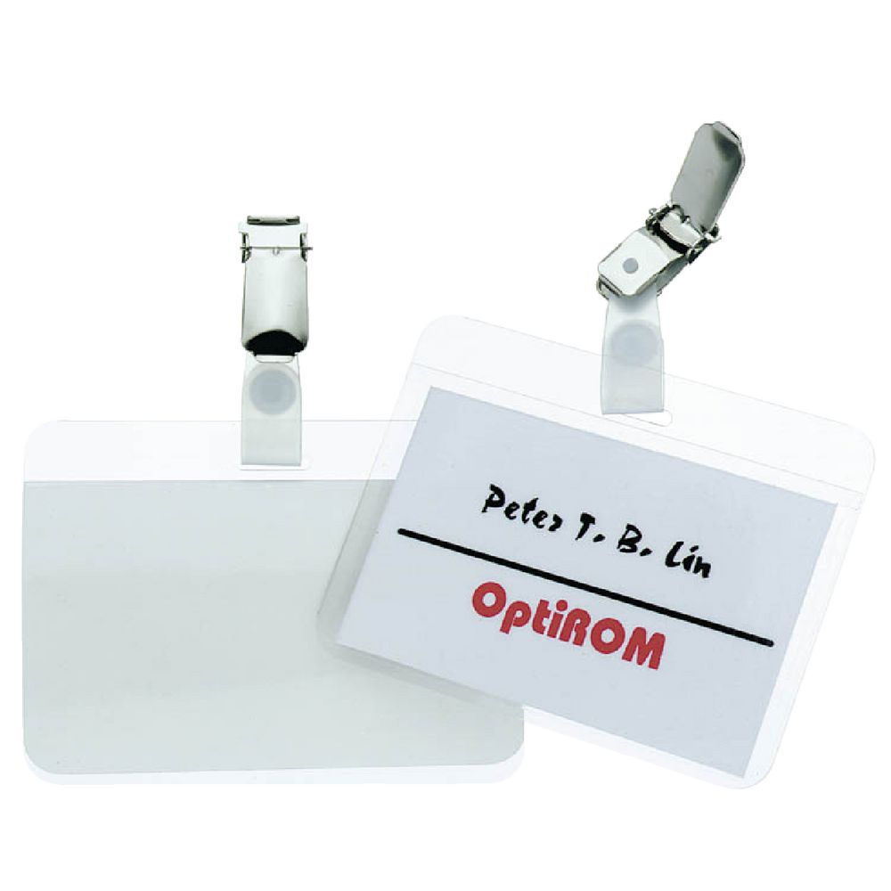 Durable Self Laminating Badge with Clip