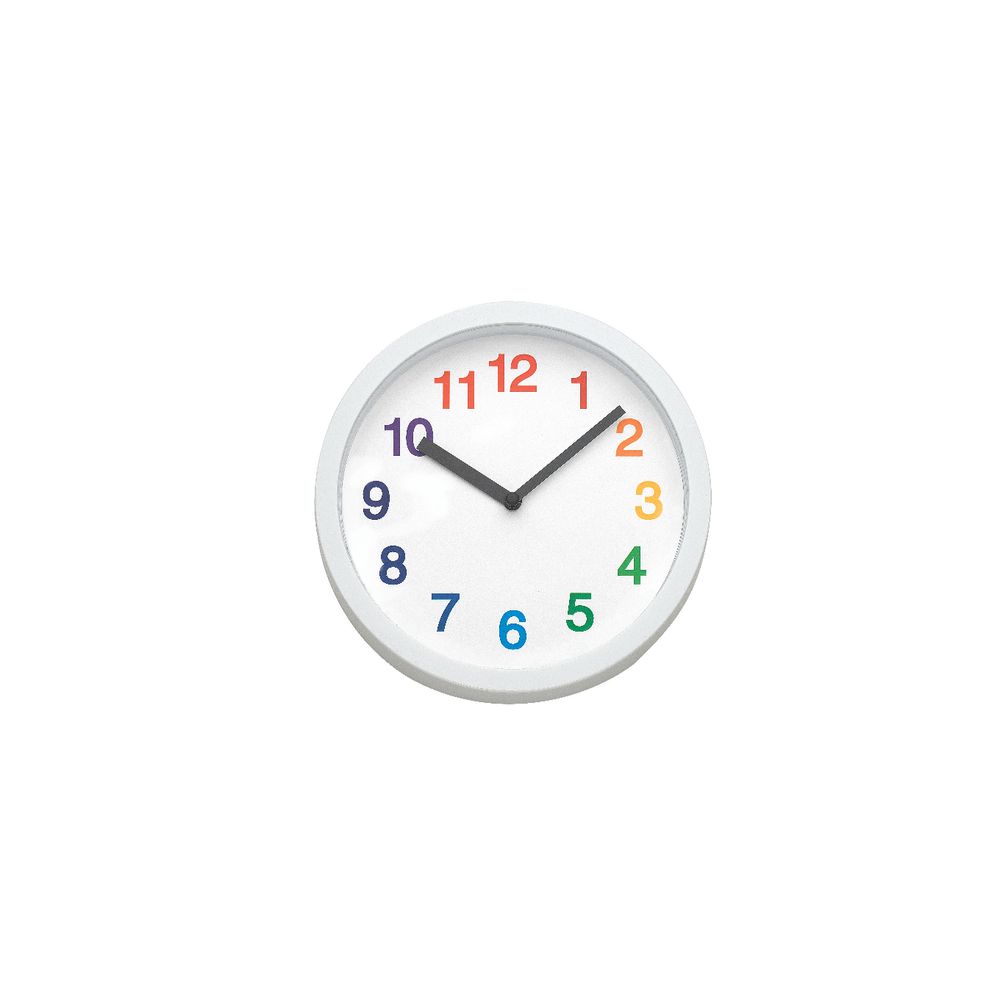 Degree Prism 20cm Clock Multi Coloured