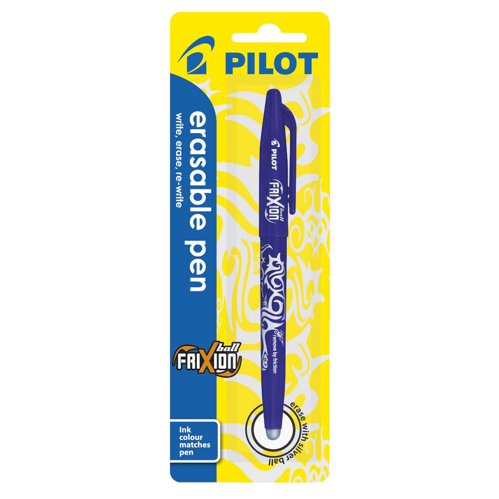 Pilot Frixion Fine Erasable Gel Pen Blue