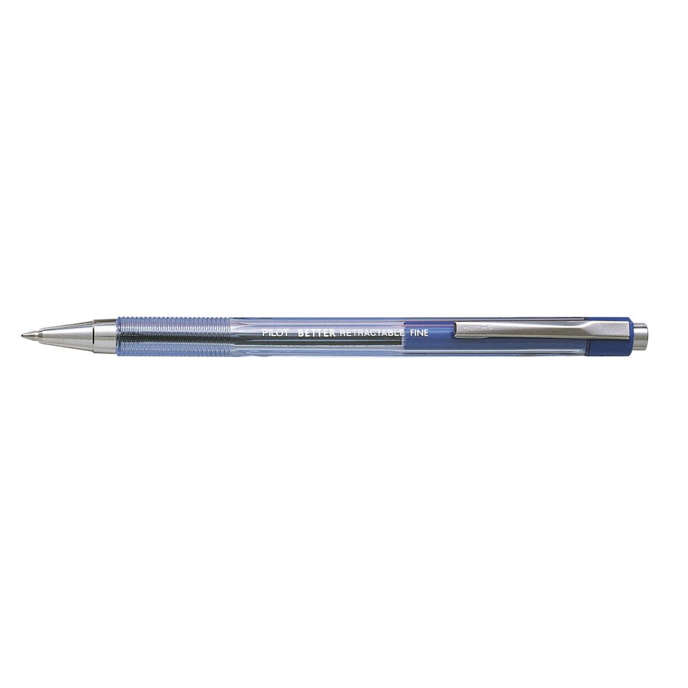 Pilot BP-145 Fine Retractable Ballpoint Pens Blue 4 Pack
