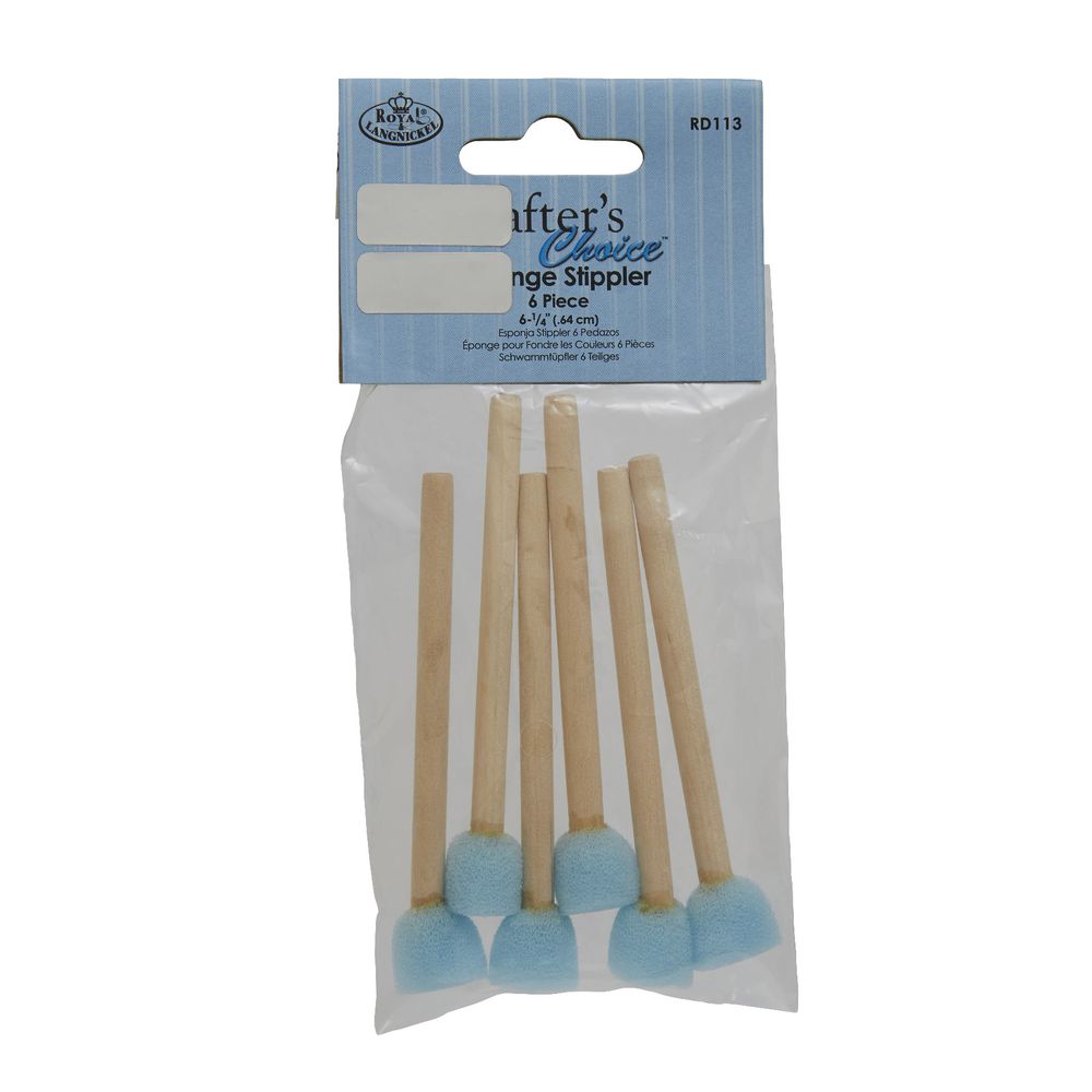 Royal & Langnickel Sponge Stippler Extra Small 6 Pack