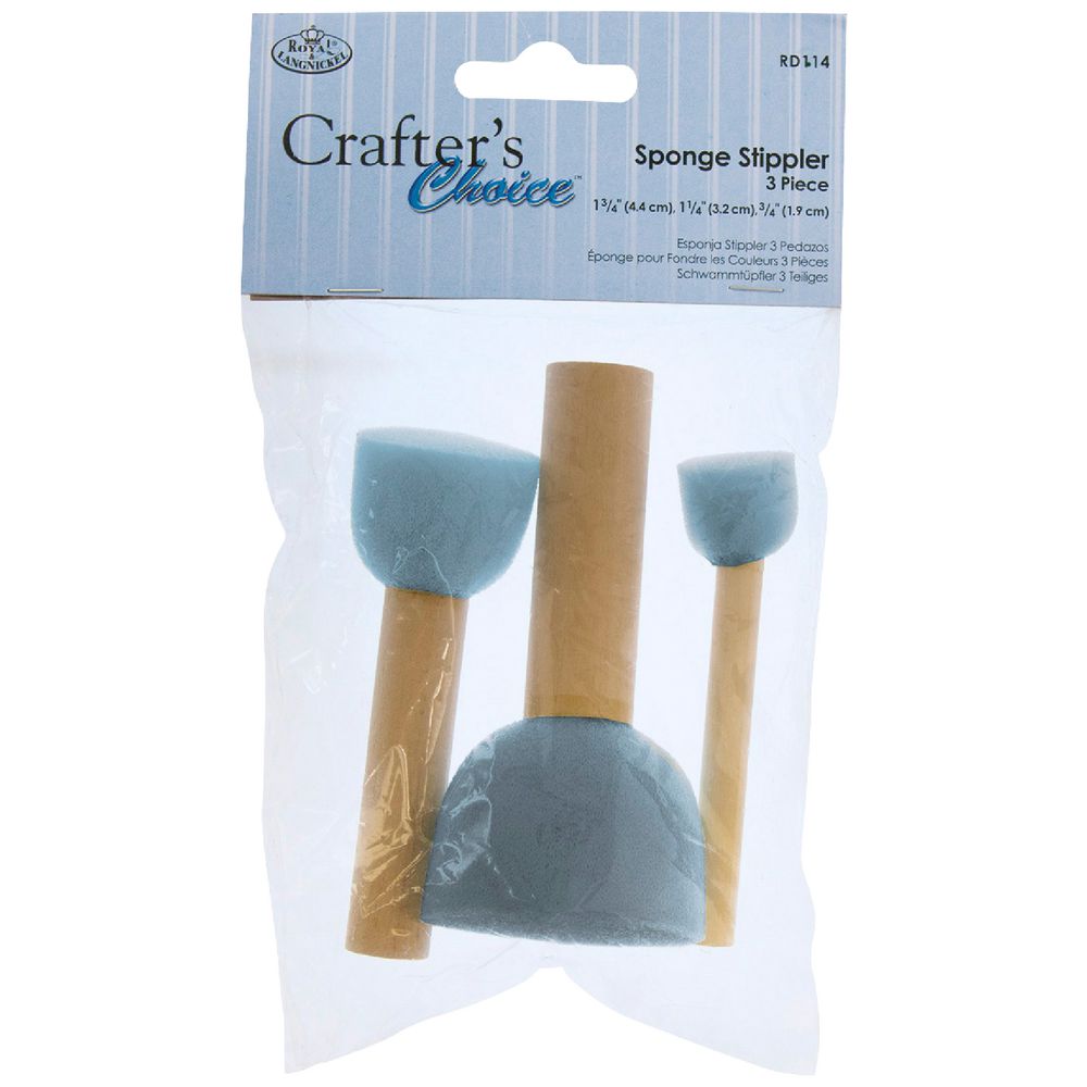 Royal & Langnickel Sponge Stippler Assorted 3 Pack