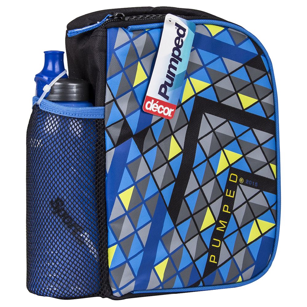 Decor Pumped Cooler Bag with Slider Sport Bottle Assorted