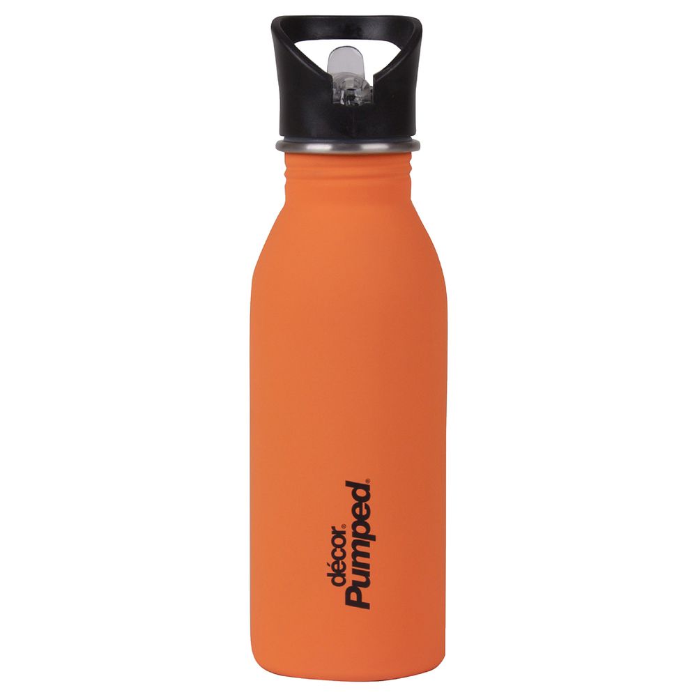 Decor Pumped Soft Touch Stainless Steel Bottle Assorted