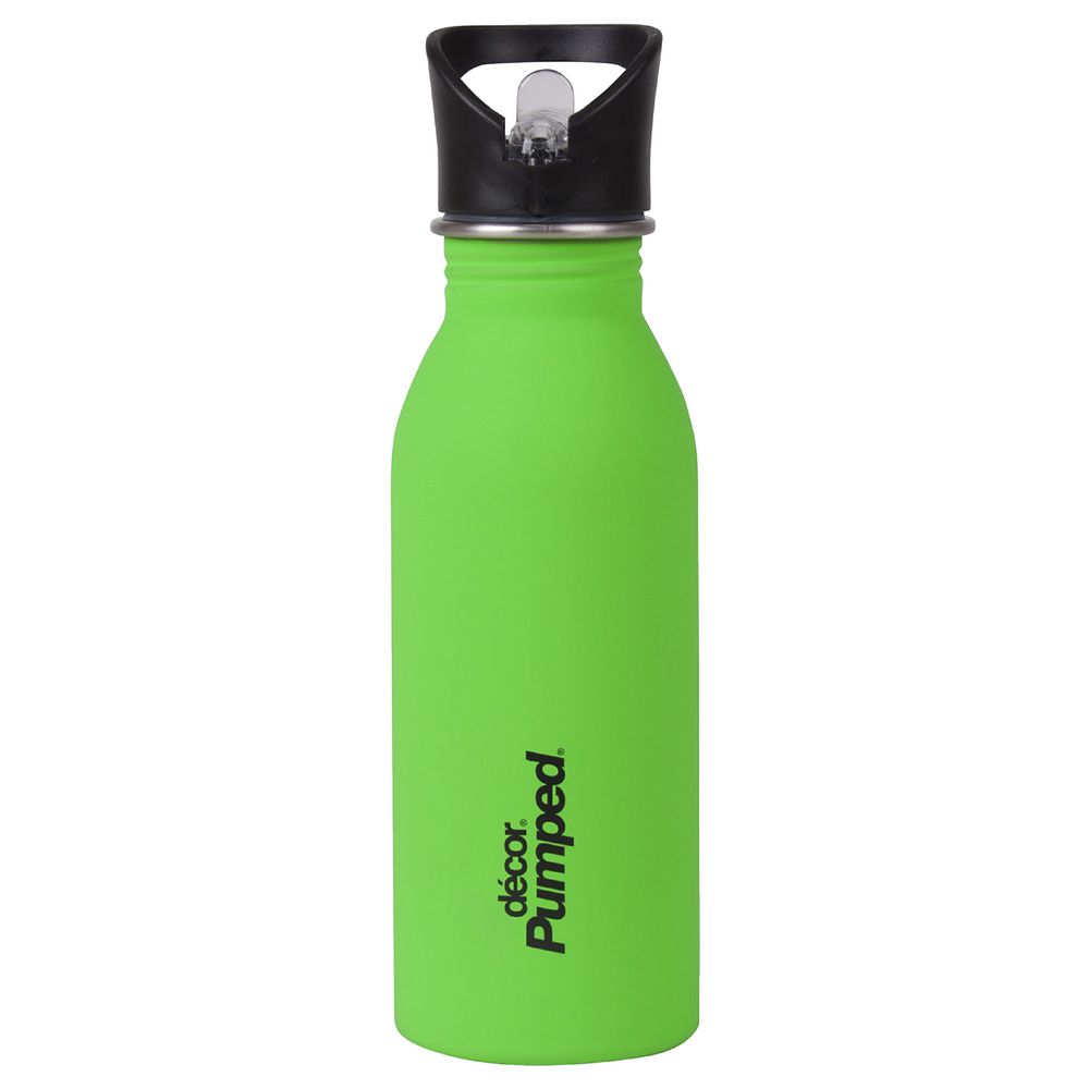 Decor Pumped Soft Touch Stainless Steel Bottle Assorted