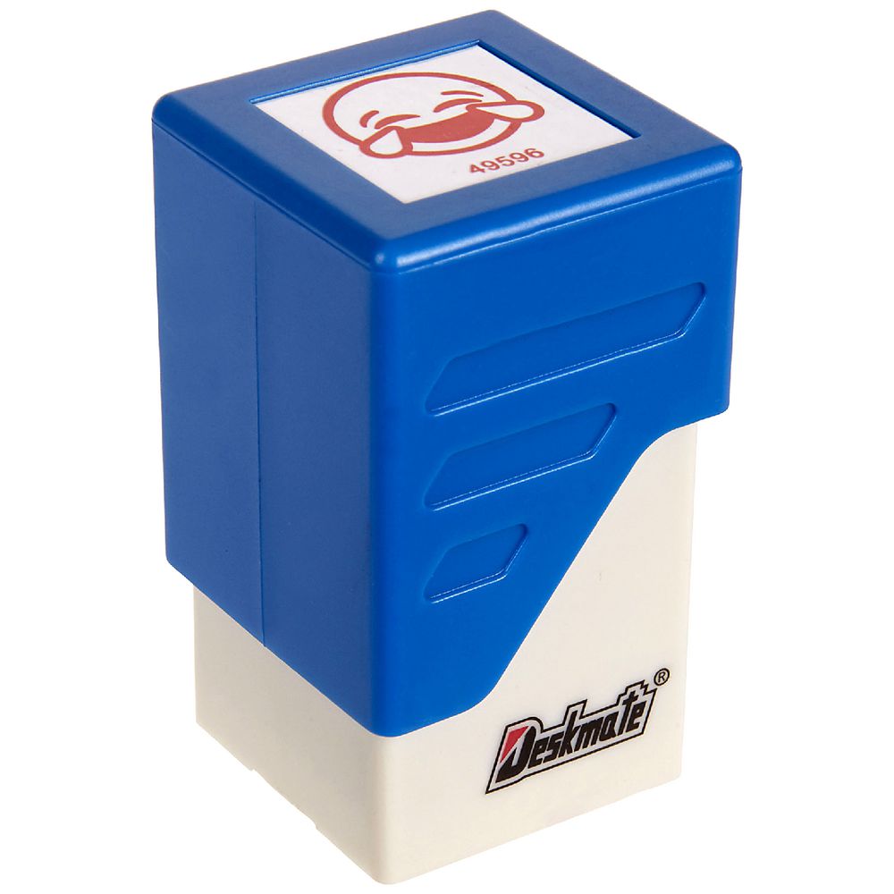 Deskmate Pre-Inked Emoji Stamp Joy Face