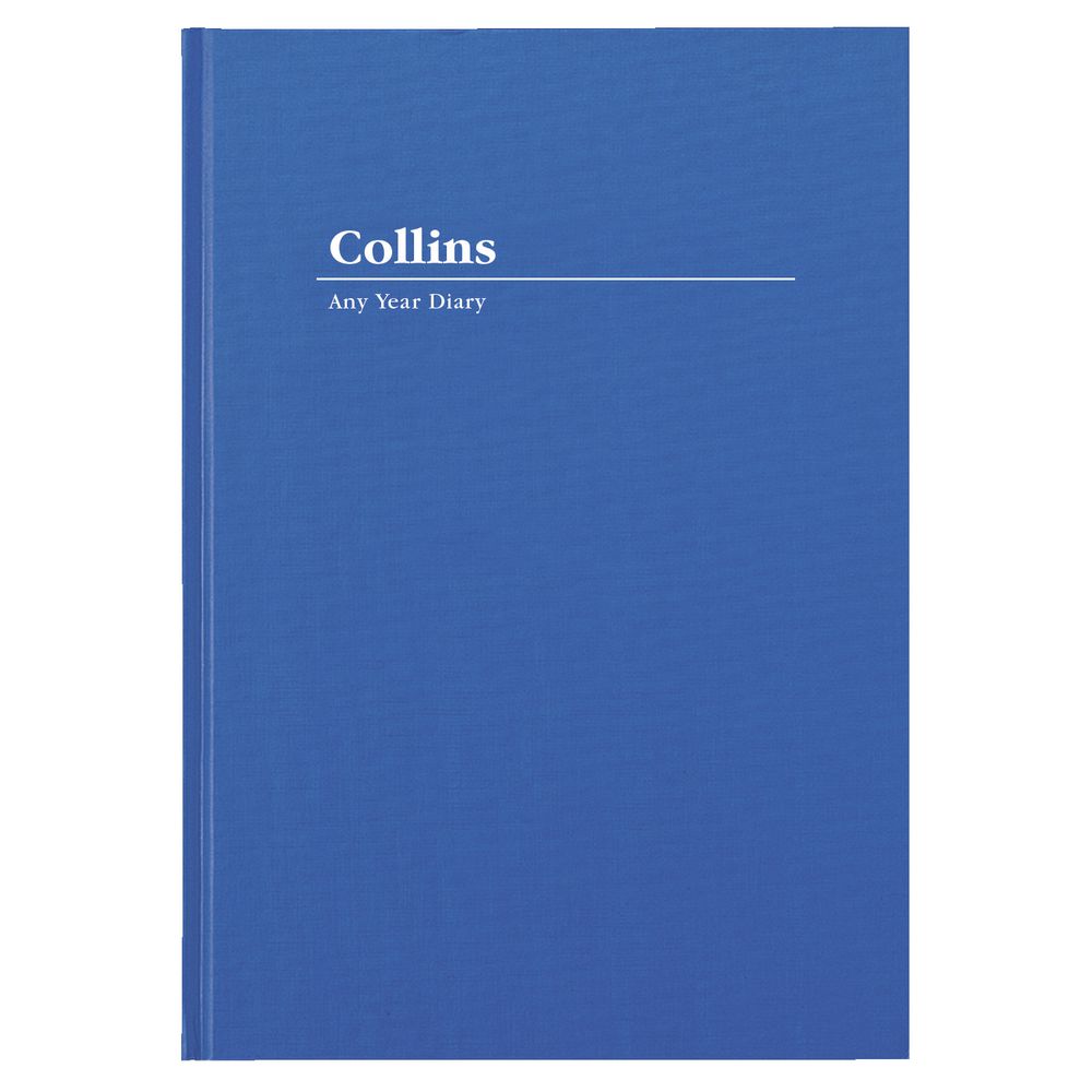 Collins Kingsgrove Week to View A5 Undated Diary Blue