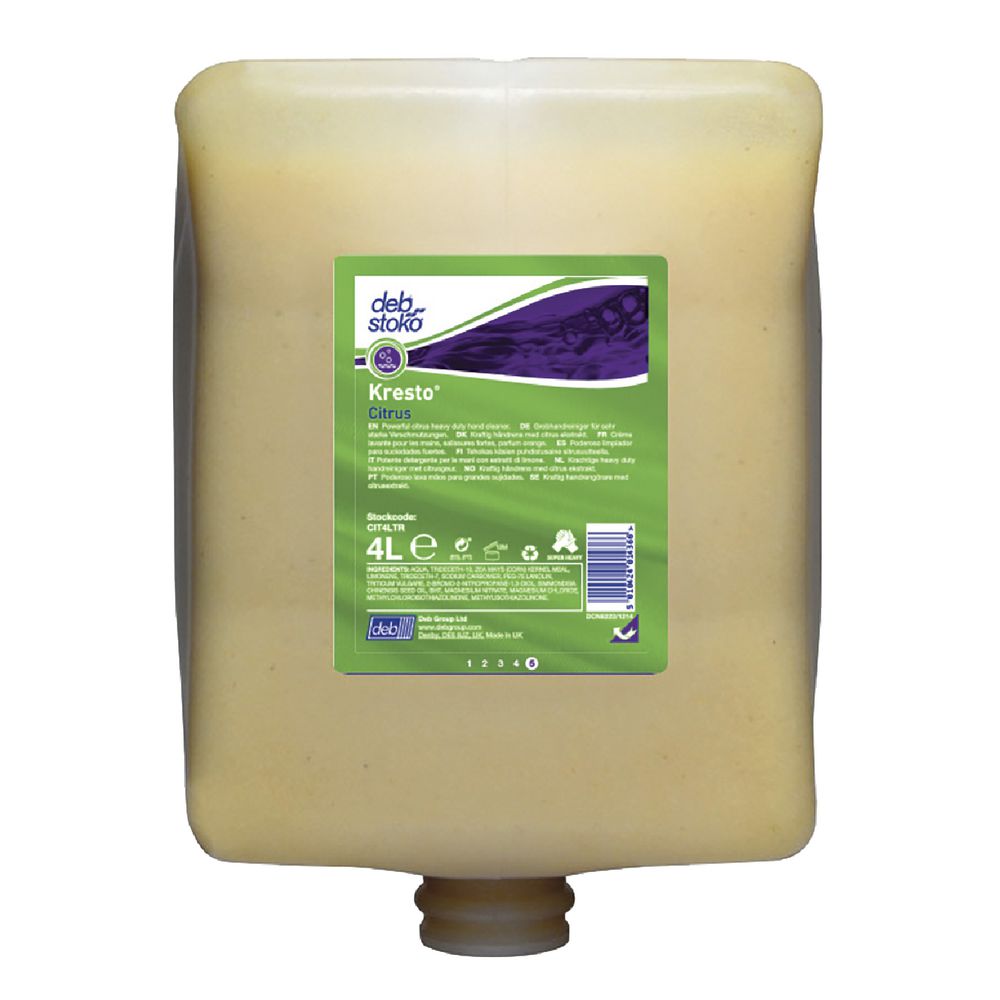 Deb Stoko Kresto Citrus Hand Wash 4L