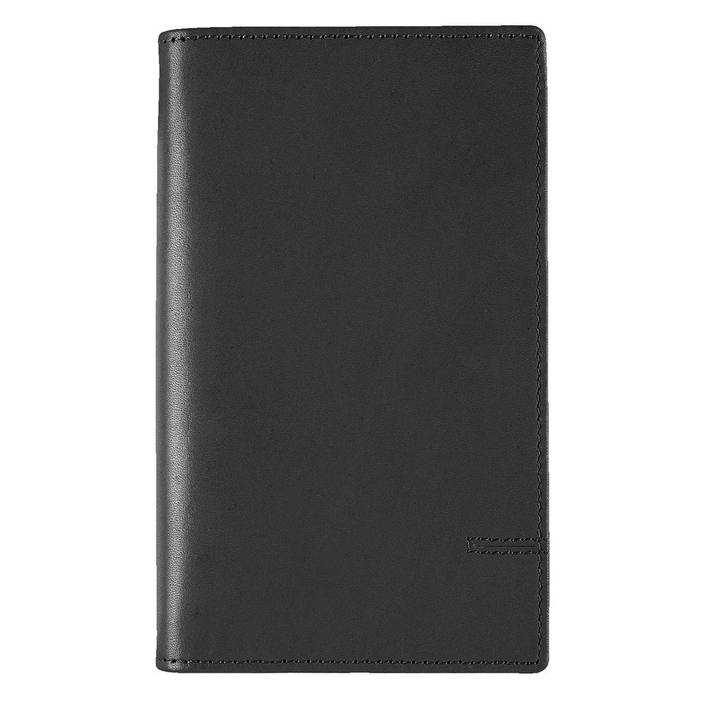 Dayplanner Personal Organiser Leather Slim Black