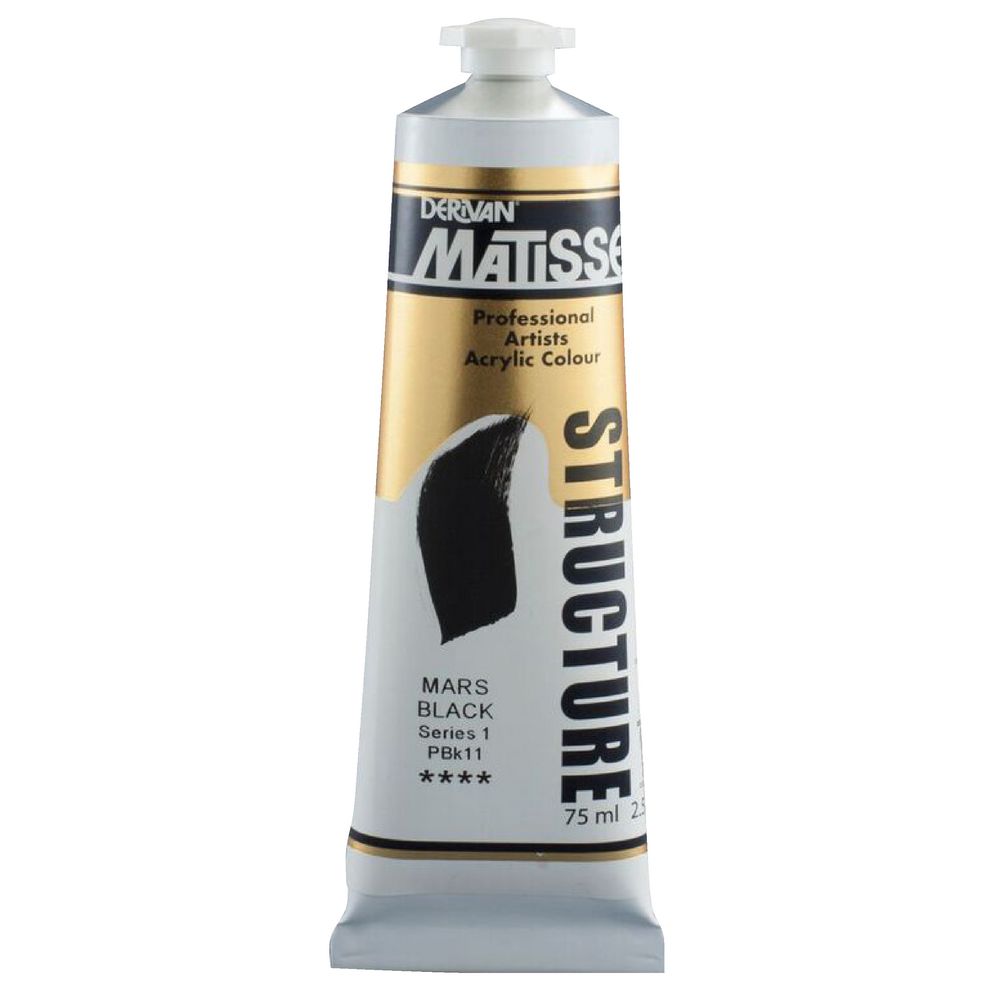 Derivan Flow Paint 75mL Mars Black S1